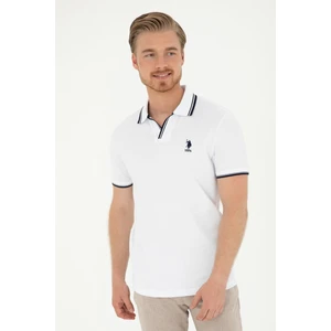 U.S. Polo Assn. Erkek Beyaz Tişört 50285158-VR013