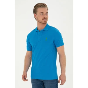 U.S. Polo Assn. Erkek Slim Fit Polo Yaka Saks Basic Tişört 50279613-VR045