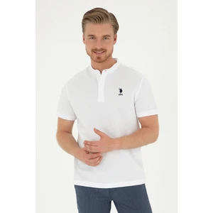 U.S. Polo Assn. Erkek Beyaz Tişört 50282858-VR013