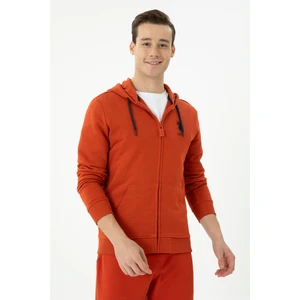 U.S. Polo Assn. Erkek Kiremit Hırka (Örme) 50269401-VR031