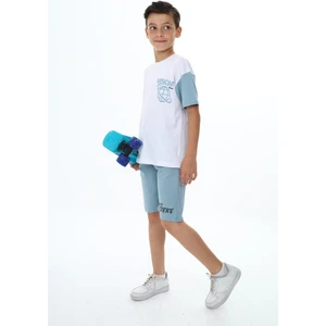 Erkek Çocuk Msgm Baskılı Şortlu Takım