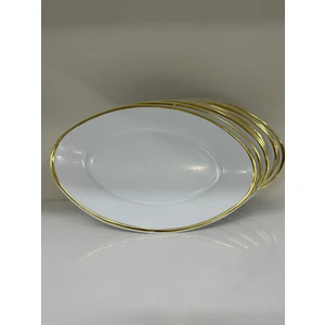 Tsdinç Store Kırılmaz Plastik Oval Salata Tabağı