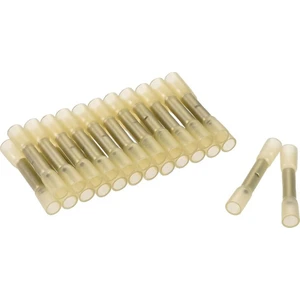 - 10 Adet - Bht-05 Isıyla Daralan Makaron 9A 0.3-0.5mm² Su Geçirmez Konnektör - Sarı