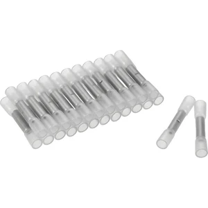- 50 Adet - Bht-05 Isıyla Daralan Makaron 9A 0.3-0.5mm² Su Geçirmez Konnektör - Beyaz