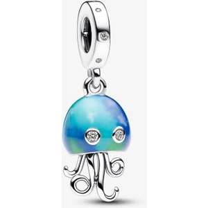 Charmy Accessory Renk Değiştiren Denizanası Sallantılı Charm | 925 Ayar Gümüş