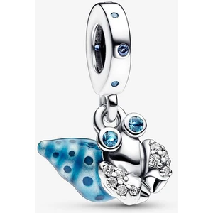 Charmy Accessory Karanlıkta Parlayan Salyangoz Charm | 925 Ayar Gümüş