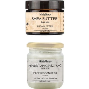 Minia Bahçe Soğuk Sıkım Shea Butter ve Hindistan Cevizi Yağı %100 Doğal & Saf