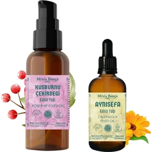 Minia Bahçe 100ML Kuşburnu Çekirdeği Yağı , Aynısefa Yağı 30ML