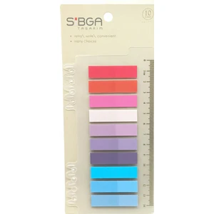 Sibga Tasarım Şeffaf Renkli Postit Post-It Post It. Kitap Ayracı Ayraç Postit Sticker Not Kağıdı 200 Yaprak