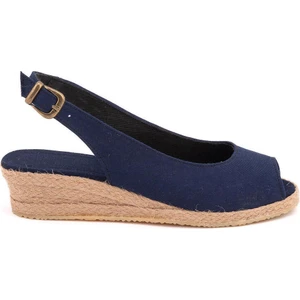 Star Tombis Özel Imalat Elişi Günlük Rahat 3cm Bantlı Sandalet