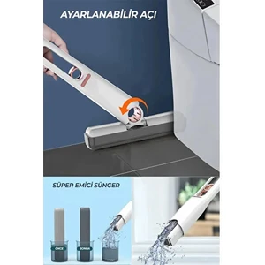 Kendinden Sıkmalı Mini Mop Çok Amaçlı  Katlanabilir Çekçek