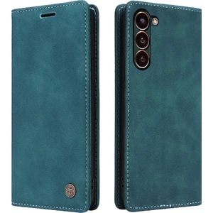 Mays Shop Samsung Galaxy S24 Artı Deri Kılıf Cüzdan Basit Iş Için Flip Case (Yurt Dışından)