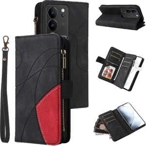 Mays Shop Vıvo V29 Için Kılıf 5g Fermuar Cüzdan Tarzı Kart Yuvası ile Dokuz Kart Yuvaları (Yurt Dışından)