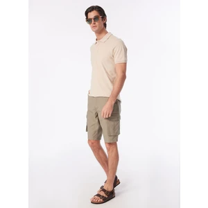 People By Fabrika Normal Bel Açık Haki Erkek Kargo Şort SPBF4SM-SHT5085