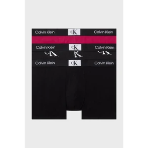 Calvin Klein Logolu Pamuklu 3 Pack Boxer 000NB3528EMRS Erkek Boxer 000NB3528E Mrs