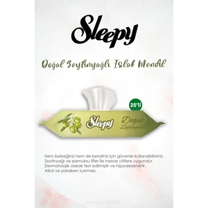 36 Al 33 Öde Sleepy Doğal Zeytinyağlı Islak Mendil 25'li ve Rosıe