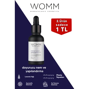Gece Bakım Serumu, Doyurucu Nem, Yapılandırma, Cilt Onarıcı ve Yenileyici, 30 ml