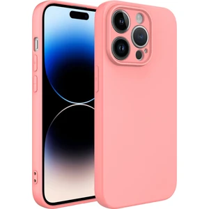 Alan Tech iPhone 14 Pro Max Uyumlu Zore Kamera Korumalı Mara Lansman Kapak-Pembe