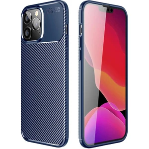 Alan Tech iPhone 14 Pro Uyumlu Zore Negro Silikon Kapak-Lacivert