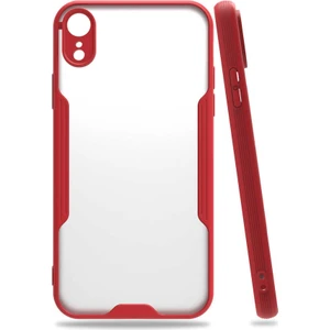 Alan Tech iPhone Xr 6.1 Uyumlu Zore Parfe Kapak-Kırmızı