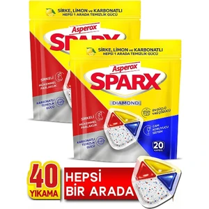 Sparx Bulaşık Makinesi Kapsülü 20'li x 5 Paket (100 Yıkama)