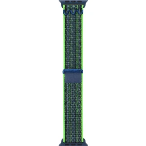 Alan Tech Watch 38MM Uyumlu Krd-91 Hasır Kordon Strap Kayış Zore Yeşil