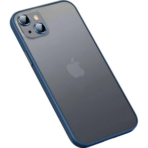 Alan Tech iPhone 13 Uyumlu Zore Retro Kapak-Lacivert