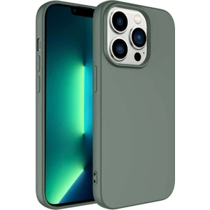 Alan Tech iPhone 14 Pro Max Uyumlu Zore Mara Lansman Kapak-Koyu Yeşil