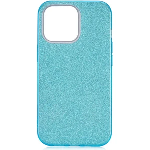 Alan Tech iPhone 13 Pro Max Uyumlu Zore Shining Silikon-Mavi