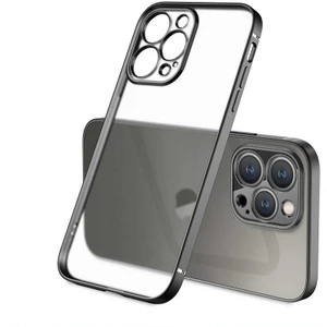 Alan Tech iPhone 13 Pro Max Uyumlu Zore Mat Gbox Kapak-Siyah