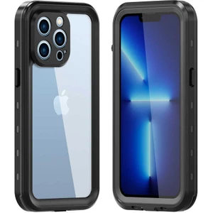 Alan Tech iPhone 13 Pro Uyumlu 1-1 Su Geçirmez Kılıf-Siyah