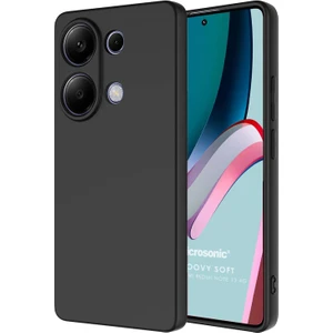 Xiaomi Redmi Note 13 4g Kılıf Groovy Soft Siyah