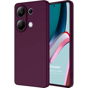 Xiaomi Redmi Note 13 4g Kılıf Groovy Soft Mor