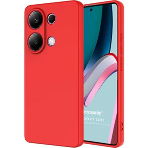 Xiaomi Redmi Note 13 4g Kılıf Groovy Soft Kırmızı