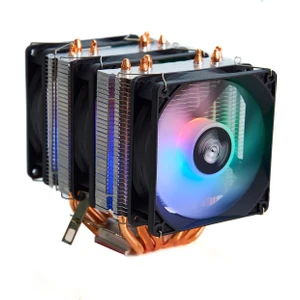 Cold Power  Coldpower 6p3 6 Bakır Boru 3 Rgb Fan 160 Tdp Işlemci Fanı