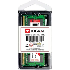 4gb Ddr3 1066 Mhz Notebook Ram Bellek - TGR1066D3S7/4G - 1.5V