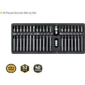 40 Parça Otomotiv Bits Uç Seti (5260)