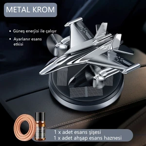 Oto Parfüm Aksesuar Jet - Metal Krom