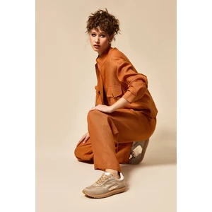 Be Style  Jones Kadın Altın Süet Deri Sneaker