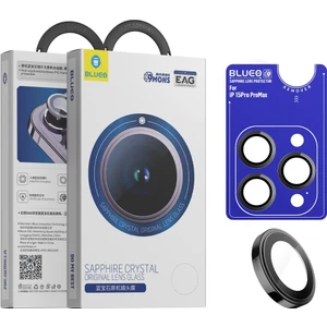 Sapphire Crystal iPhone 15 Pro Max Uyumlu Natural Titanyum Gri Safir Cam Kamera Koruyucu