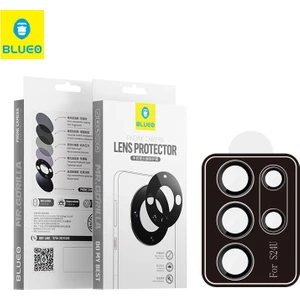 BLUEO Samsung S24 Ultra Siyah Kamera Lens Koruyucu