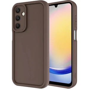 Case 4u Galaxy A25 Kılıf Kamera Korumalı Ananas Kapak Kahverengi