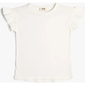 Kız Çocuk Kolsuz Atlet - Koton - 4SKG30109AK - Ekru - 13-14 Yaş