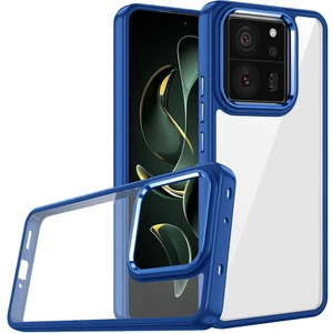 Case 4u Xiaomi Mi 13T Kılıf Flora Kapak Mavi