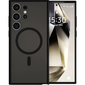 Galaxy S24 Ultra Kılıf Wiwu FGG-024 Magsafe Şarj Özellikli Lekelere Dayanıklı Kapak Siyah