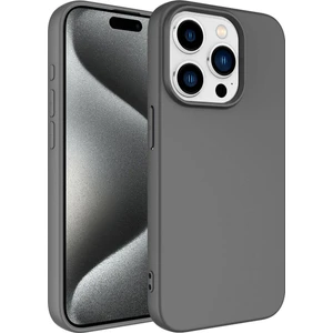 CPU Elektronik iPhone 15 Pro Uyumlu Zore Lsr Lansman Kapak-Koyu Gri