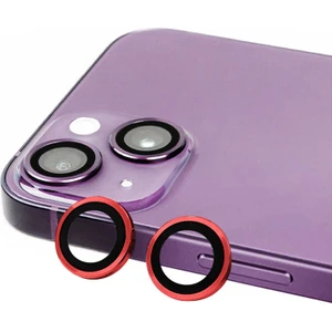 Apple iPhone 14 Uyumlu Zore Cl-07 Kamera Lens Koruyucu-Kırmızı