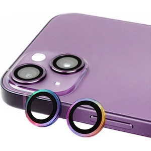 Apple iPhone 14 Uyumlu Zore Cl-07 Kamera Lens Koruyucu-Colorful