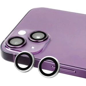 Apple iPhone 14 Uyumlu Zore Cl-07 Kamera Lens Koruyucu-Gümüş