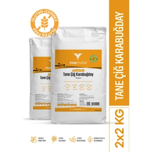 Tam Tarım 2 Adet - Glutensiz Çiğ Karabuğday Tane 2 kg